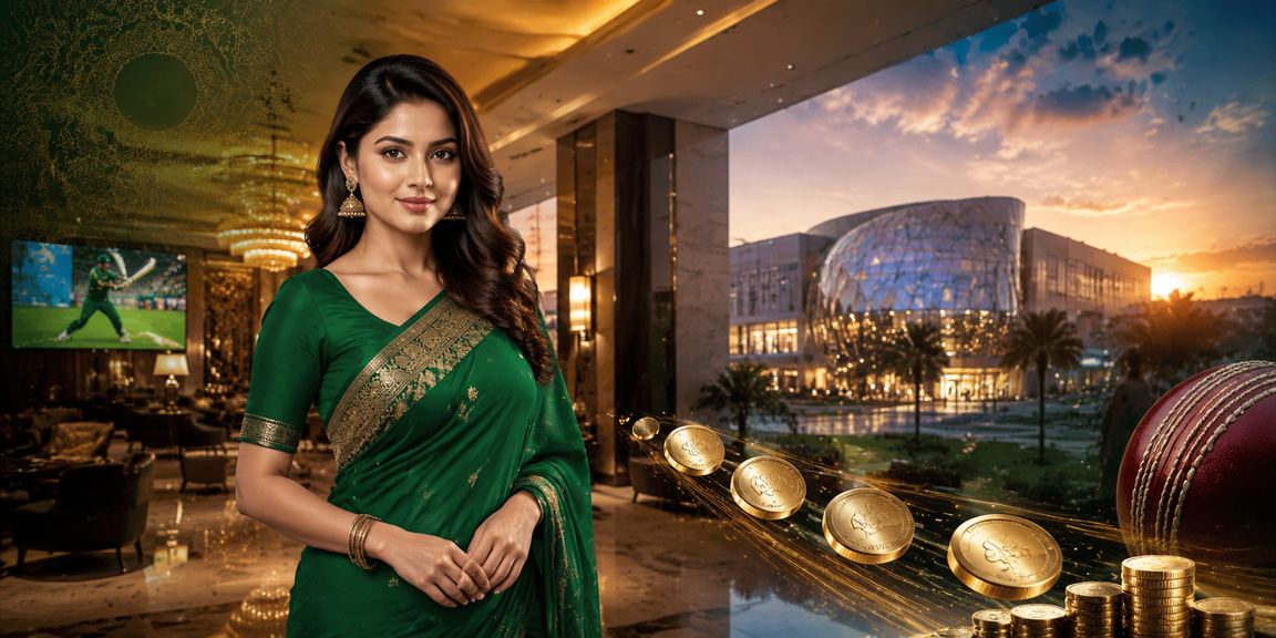ঢাকায় শাড়ি পরা বাংলাদেশি নারী মোবাইলে ক্রিকেট ম্যাচ অডস দেখছেন